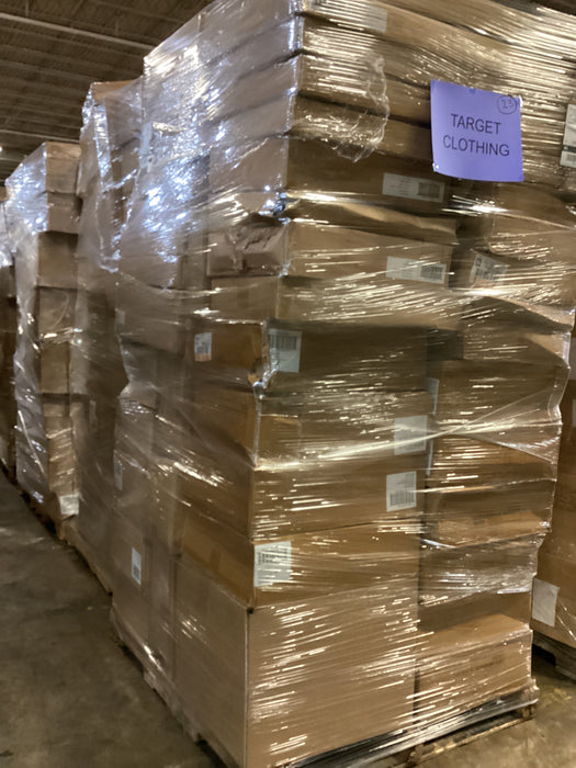 Target 8 Foot Pallets - Case Packed Clothing