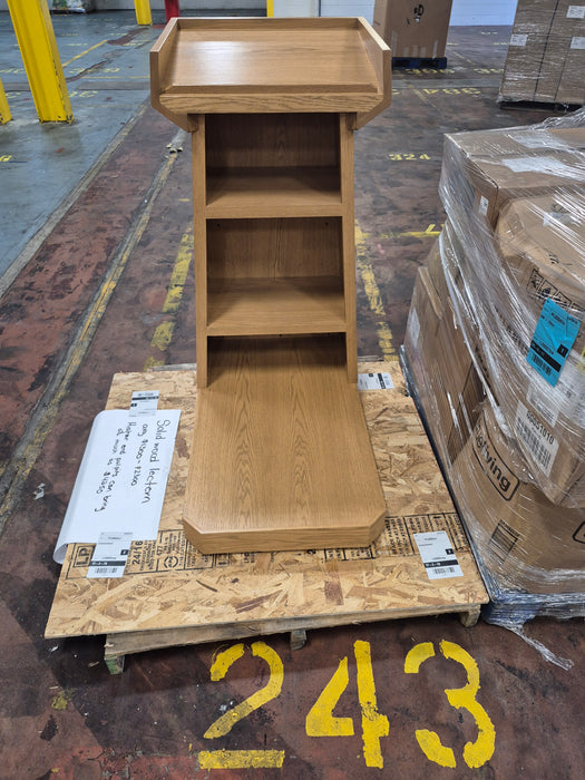 243: Solid Wood Lectern PL000NCI