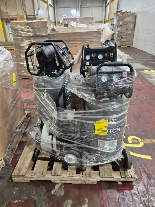 076: Air compressors and Drain Cleaner PL000Q7E