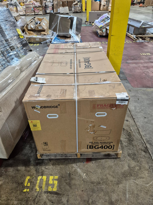 605: Air and whirlpool heated bathtub PL00MQW8