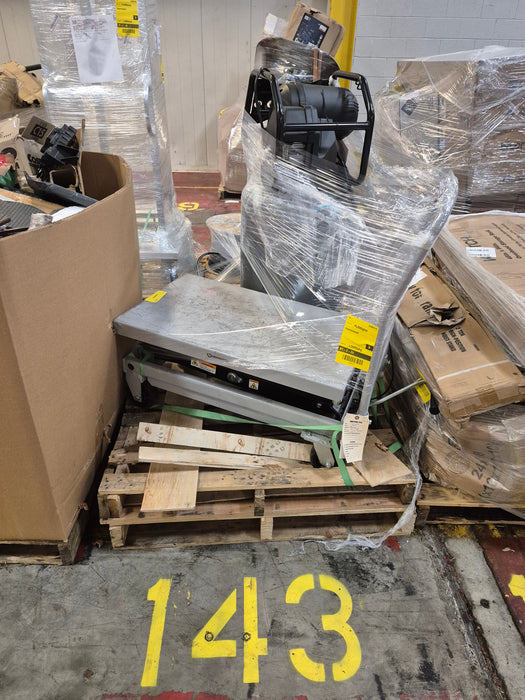 143: Lift table and Air compressor  PL000QHM