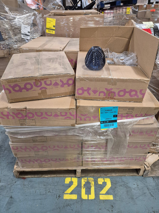 202: Glass vase case packs PL000N3B